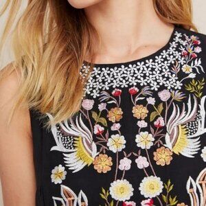 Samant Chauhan Embroidered Tiered Maxi Dress - Size 4